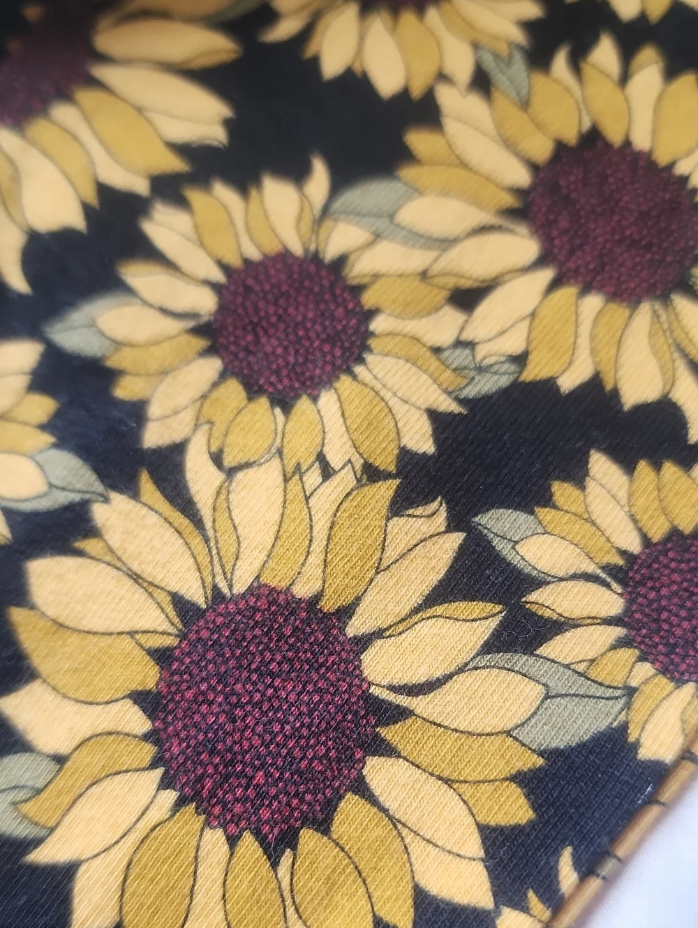 Sz XS/4 The Children's Place Sunflower Leggings - Black & Yellow